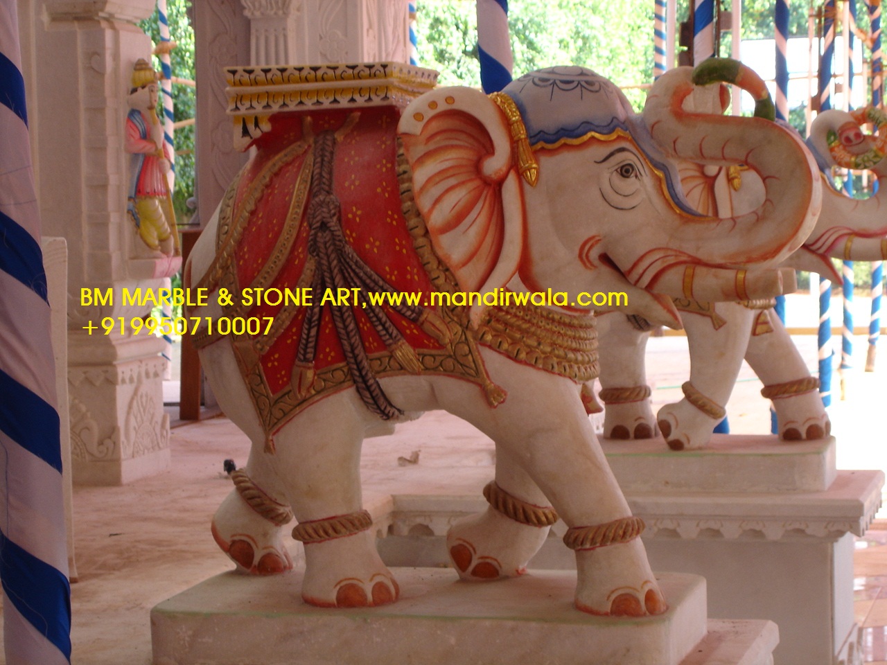 Marble Elephant Statue Manufacturer Supplier Wholesale Exporter Importer Buyer Trader Retailer in Maharashtra Maharashtra India